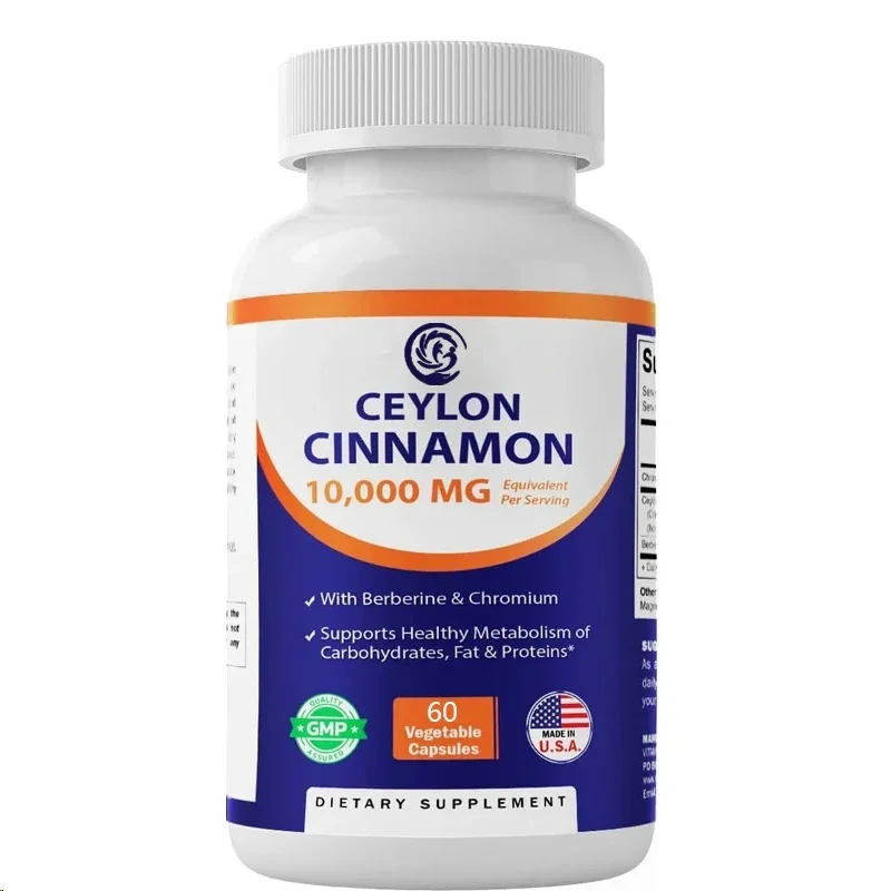

Ceylon Cinnamon Is Equivalent To 10000 Milligrams Per Serving, Containing Aspartic Acid and Chromium - Non GMO