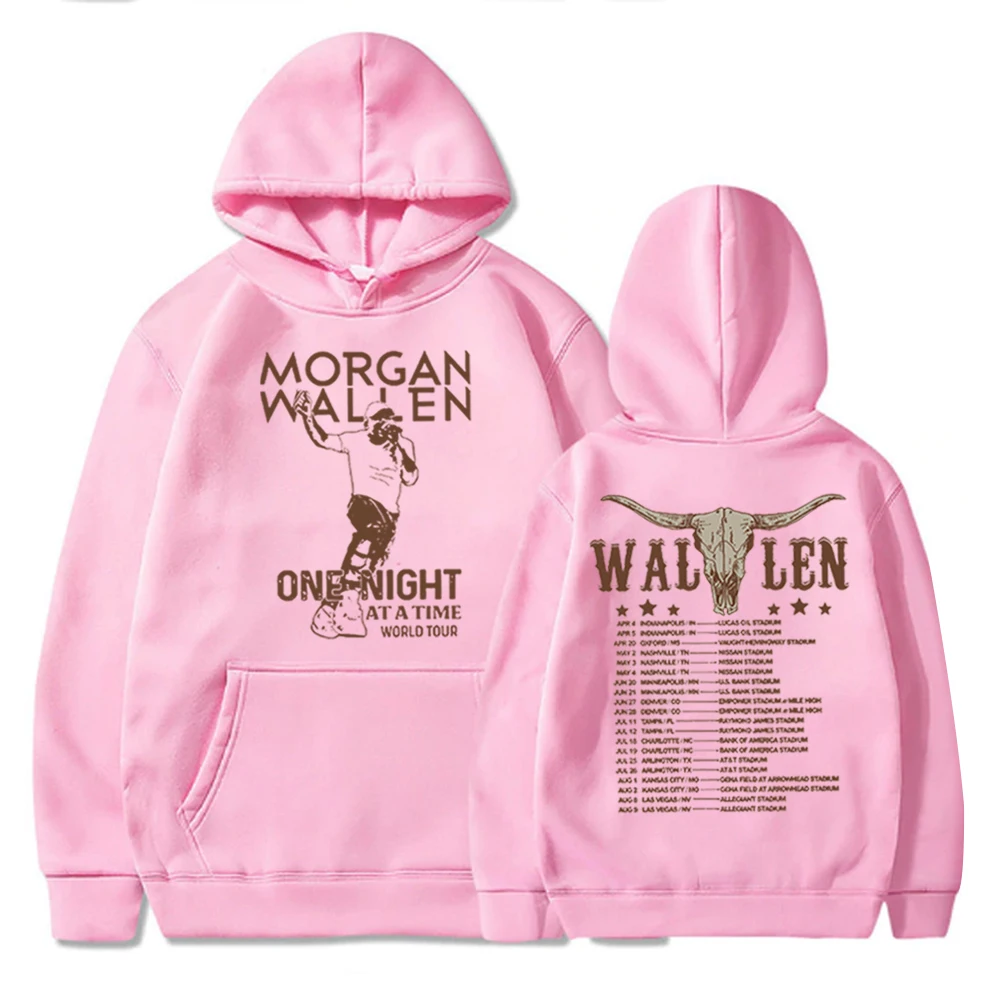 Morgan Wallen Hoodie Wallen One Night At A Time Tour Hoodie Morgan Wallen Merch Pullover Tops Streetwear Unisex