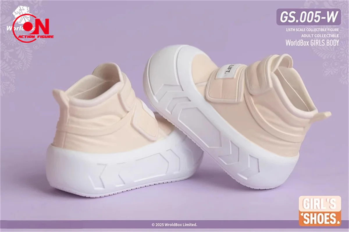 Worldbox Scala 1/6 GS005 Stivali solidi spessi Stivali da soldato femminile Scarpe modello adatte per bambola corpo action figure da 12 "