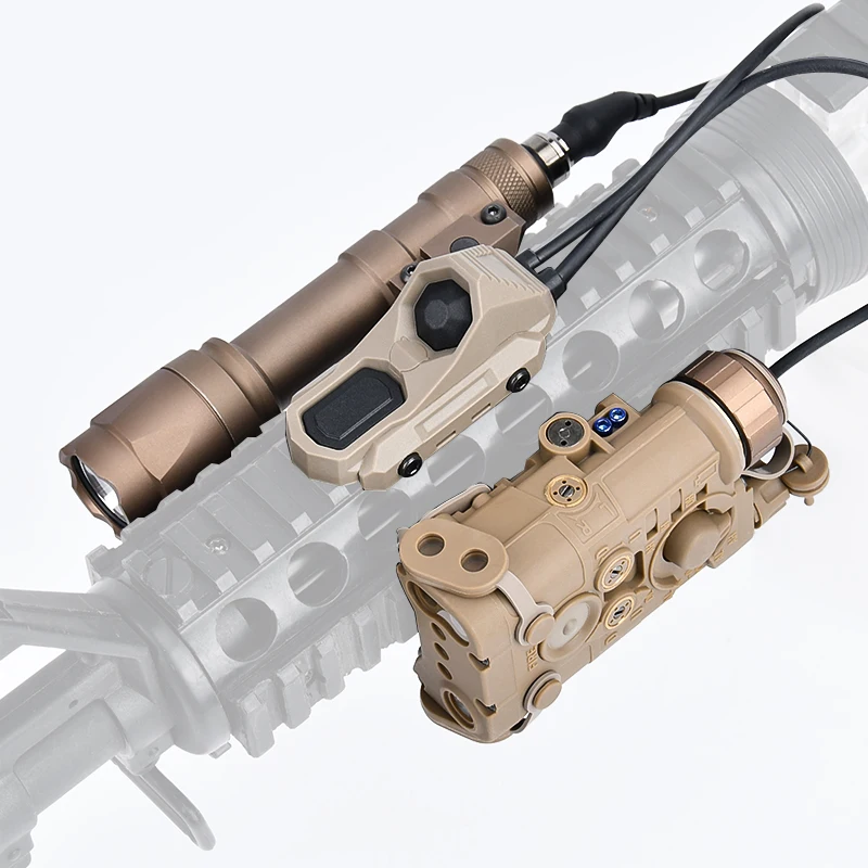 WADSN NGAL Red Green Blue Dot Laser Tactical Surefir M300A M600C Hunting Scout Light With AXON Dual Control Switch Fit 20MM Rail