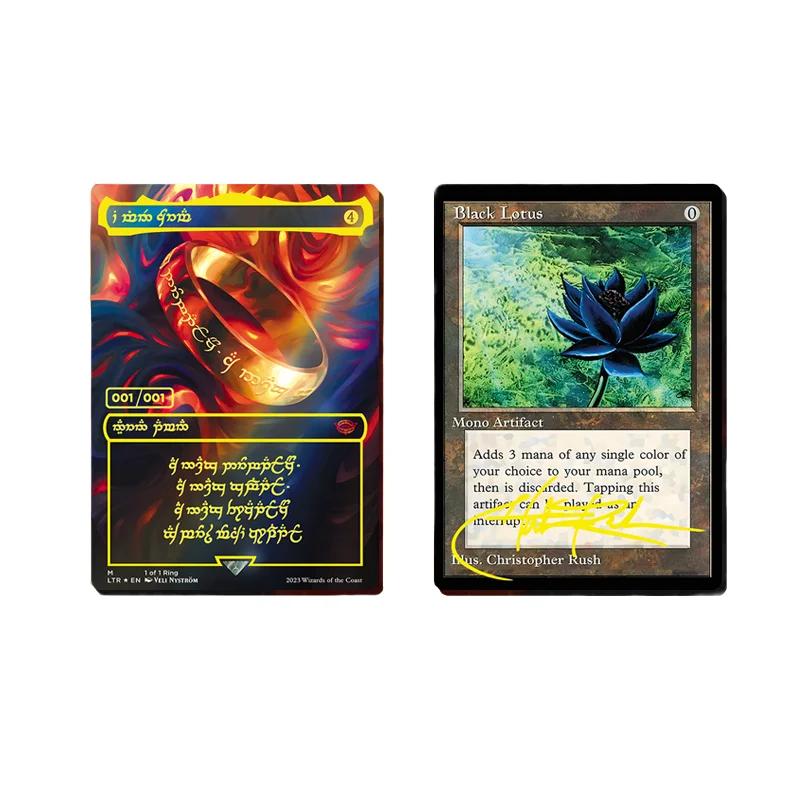 

Anime Game Cards MagicThe Gathering MTG DIY Jeweled Lotus Black Lotus The One Ring Two Styles Hobbies Collectibles Gift Toys