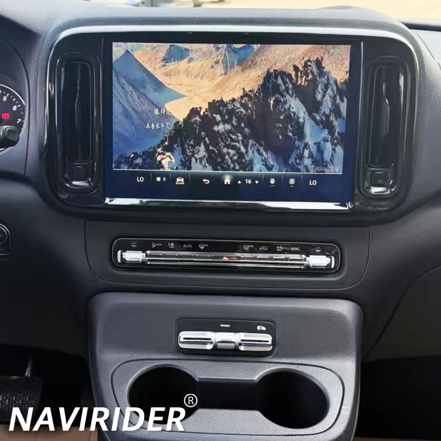 מסך Qled בגודל 13.1 אינץ' עבור מרצדס בנז Vito 116 W447 2024 מקליט טייפ סטריאו GPS ניווט מדיה נגן וידאו Carplay מארח