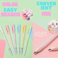 6 Pcs Scrapbook Quick Dry Glue Pens Crafting Pen Quick Liquid Glue Pen Set for Scrapbooking Papercrafts