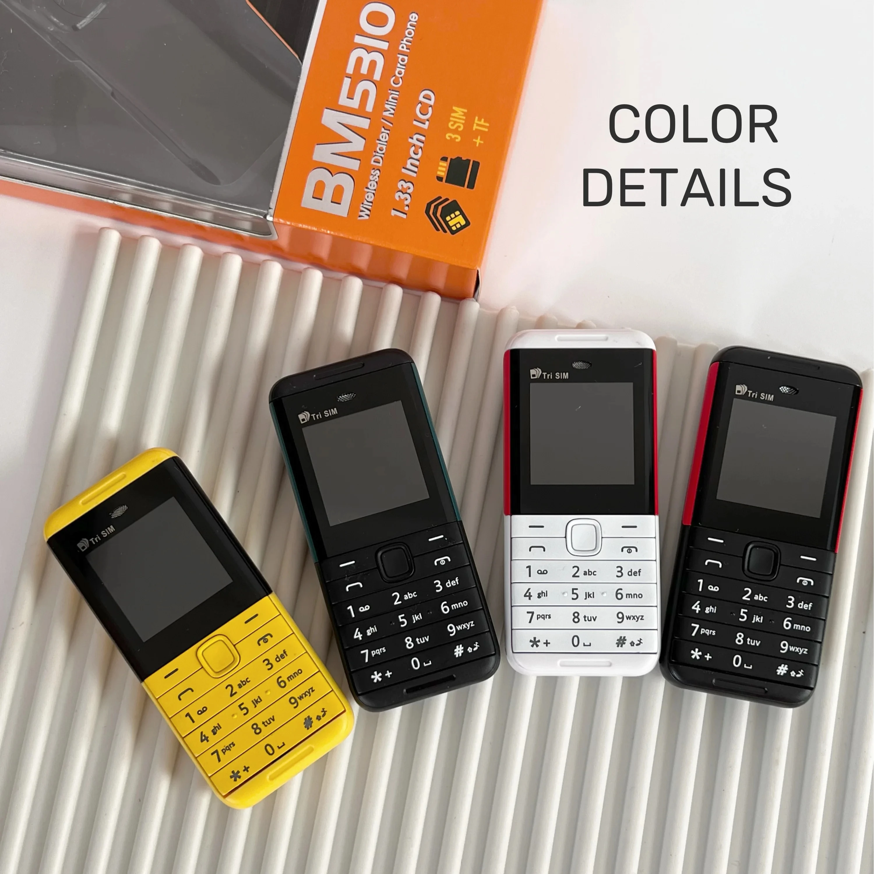 SERVO BM5310 Mini Mobile Phone 3 SIM Standby Speed Dial Magic Voice Bluetooth Dial FM Radio Rear Camera 2G GSM Small Cellphones