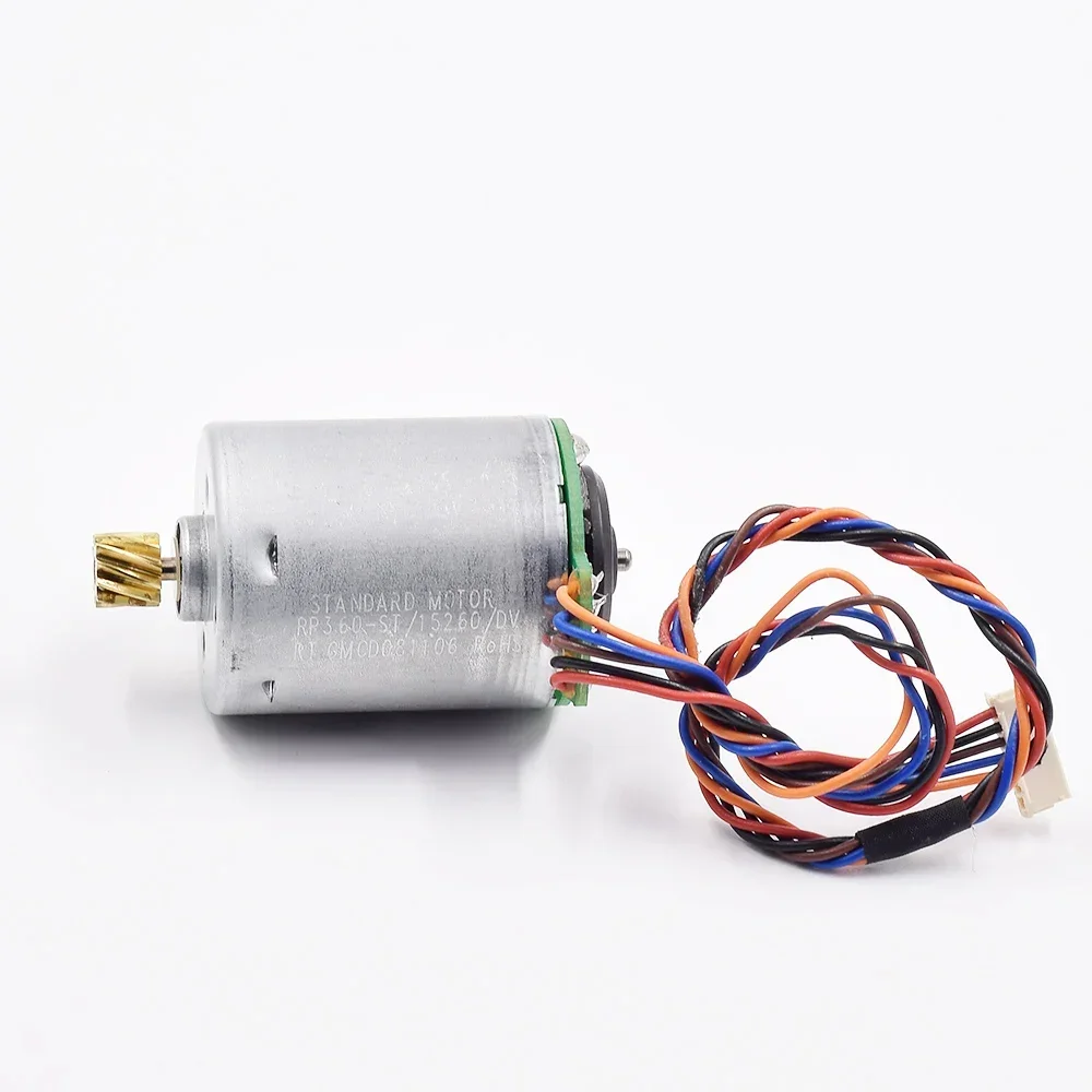 Micro STANDARD RP360-ST/15260 Motor with 11T Metal Gear DC 12V 7000RPM with Speed Encoder for Sweeper Robot Cleaner