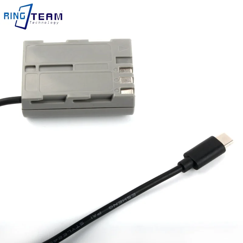 Кабель питания PD USB-C Type-C длиной 1,5 м со стандартным соединителем постоянного тока ENEL3E для камер Nikon D70 D70S D80 D90 D100 D200 D300