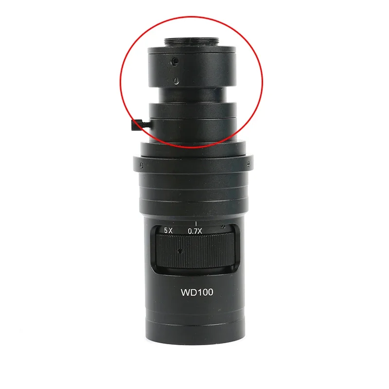 0.4X 1X Industry Monocular Lens Eyepiece Adapter For CCD Video Microscope Camera 200X/500X Lens