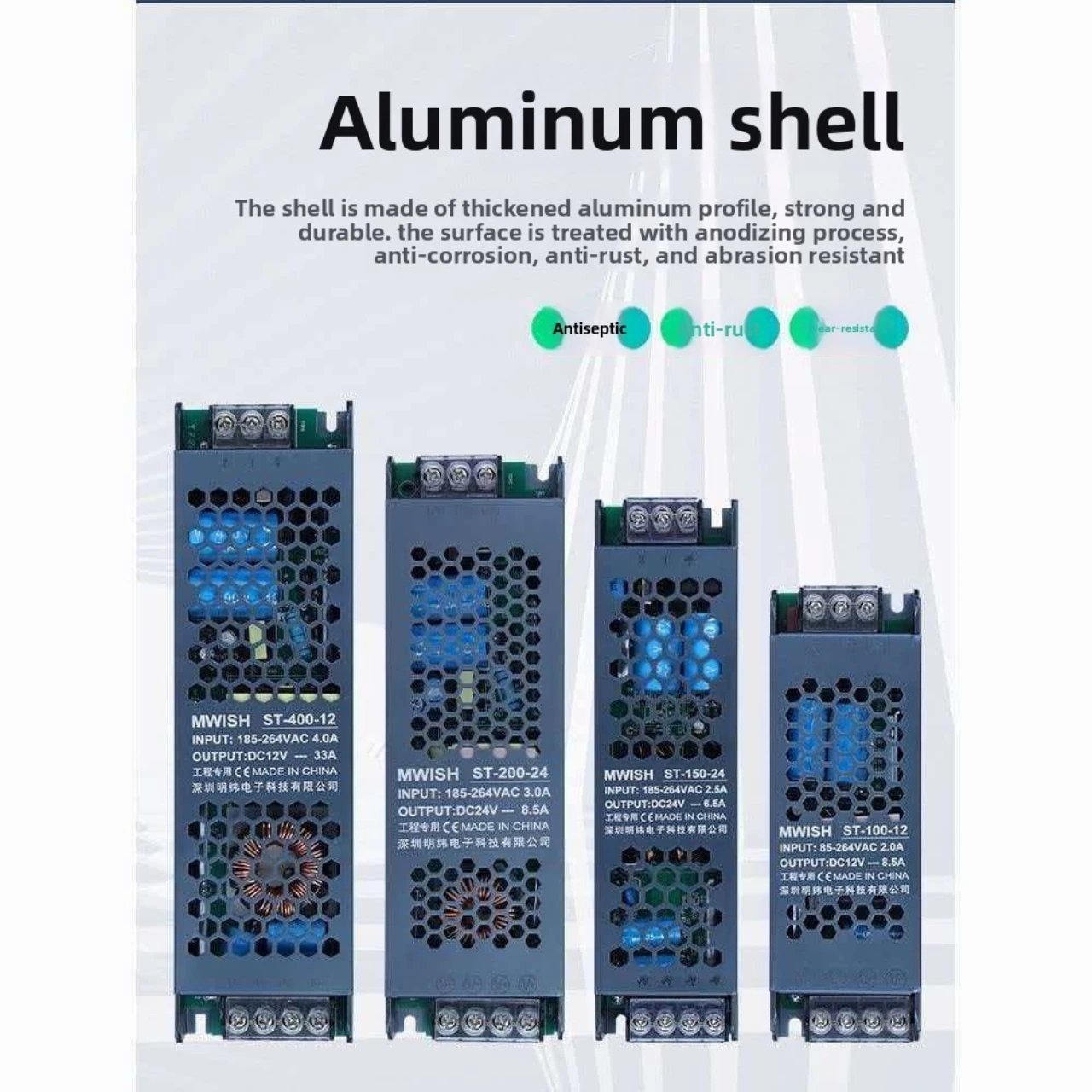 

Ультратонкий блок питания для светодиодов 12В/24В, 60Вт, 100Вт, 200Вт, 300Вт, 400Вт, трансформатор для освещения, 5А, 12А, драйвер для светодиодных лент, ламп