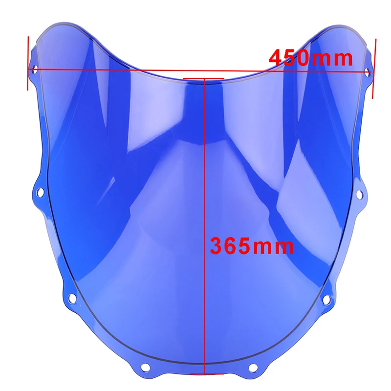 ZX7R Motorcycle Double Bubble Windshield Windscreen For 1996 1997