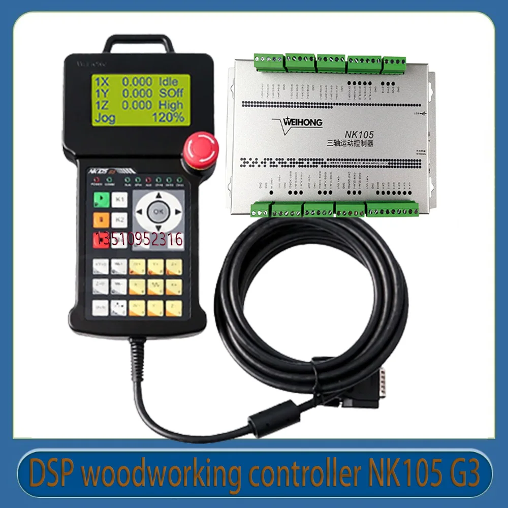 

WEIHONG Nk105 G3 Cnc Dsp Motion Control System Three Axis Four Axis Motion Control Card For Cnc Router Atc Machine