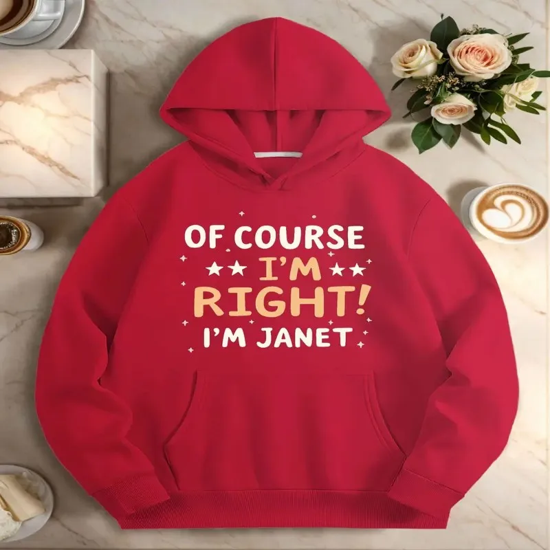 

Winter Fall Sweatshirt Women Plus Size Clothes Female Oversize Of Course I Am Right Long Sleeve Street Style Trendy Elegant Top