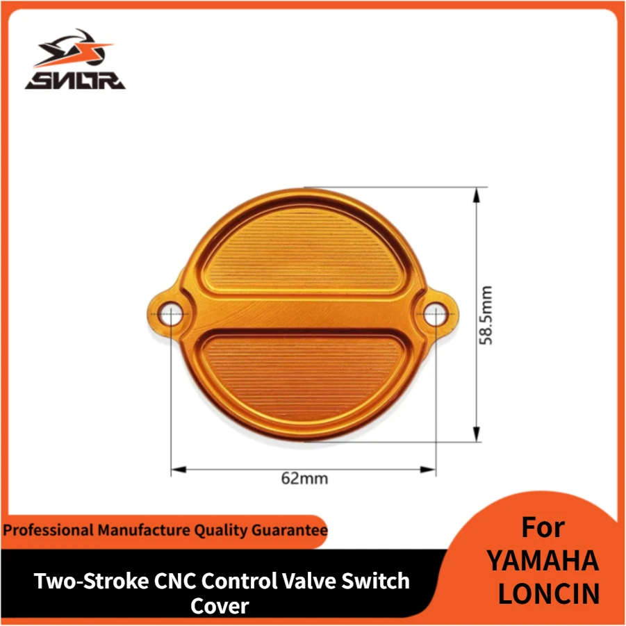 CNC Aluminum Two-Stroke Control Valve Switch Cover Original Engine Exhaust Valve Part For Yamaha DT230 Loncin MT250 GPX TSE250R