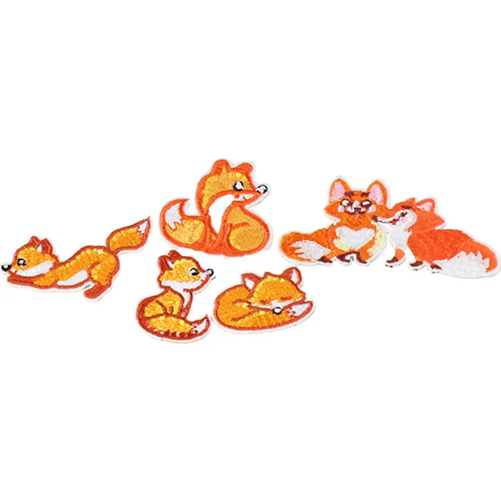 

Animal Heat Transfers For Clothing Sew On Embroidery Patches Decorative Appliques Clothes Stickers