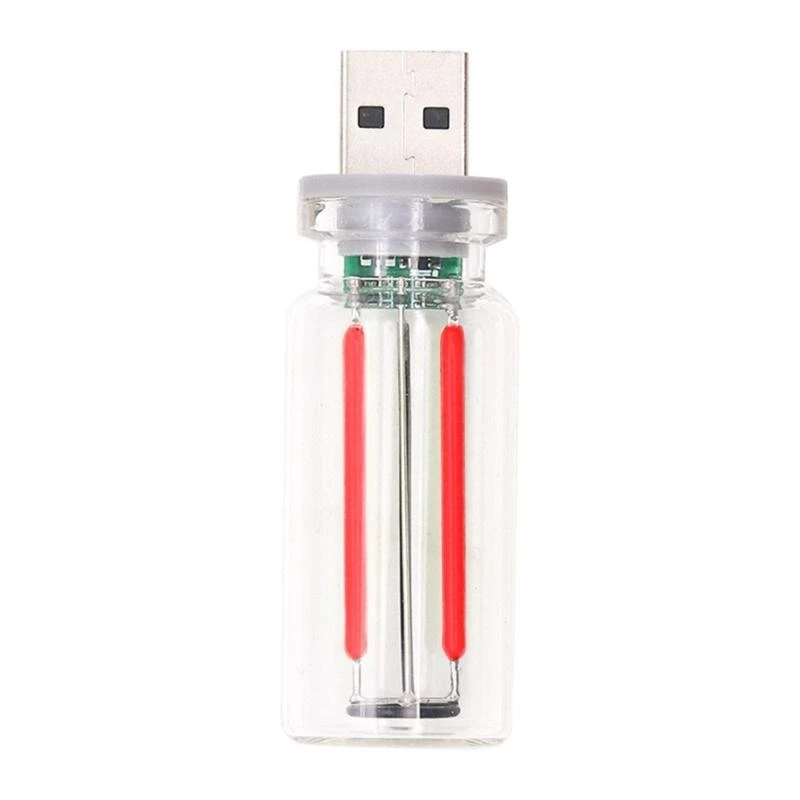 USB سيارة LED الإضاءة مصباح لتهيئة الجو الرجعية مستوحاة السيارات الداخلية المزاج مصابيح صغيرة LED لمبة مصباح USB اللمس ضوء الليل
