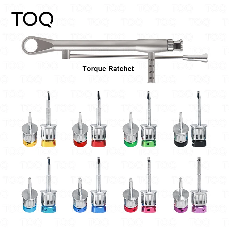 Dental Universal Implant Torque Screwdrivers Wrench Dental Implant Restoration Tool Kit 10-70NCM