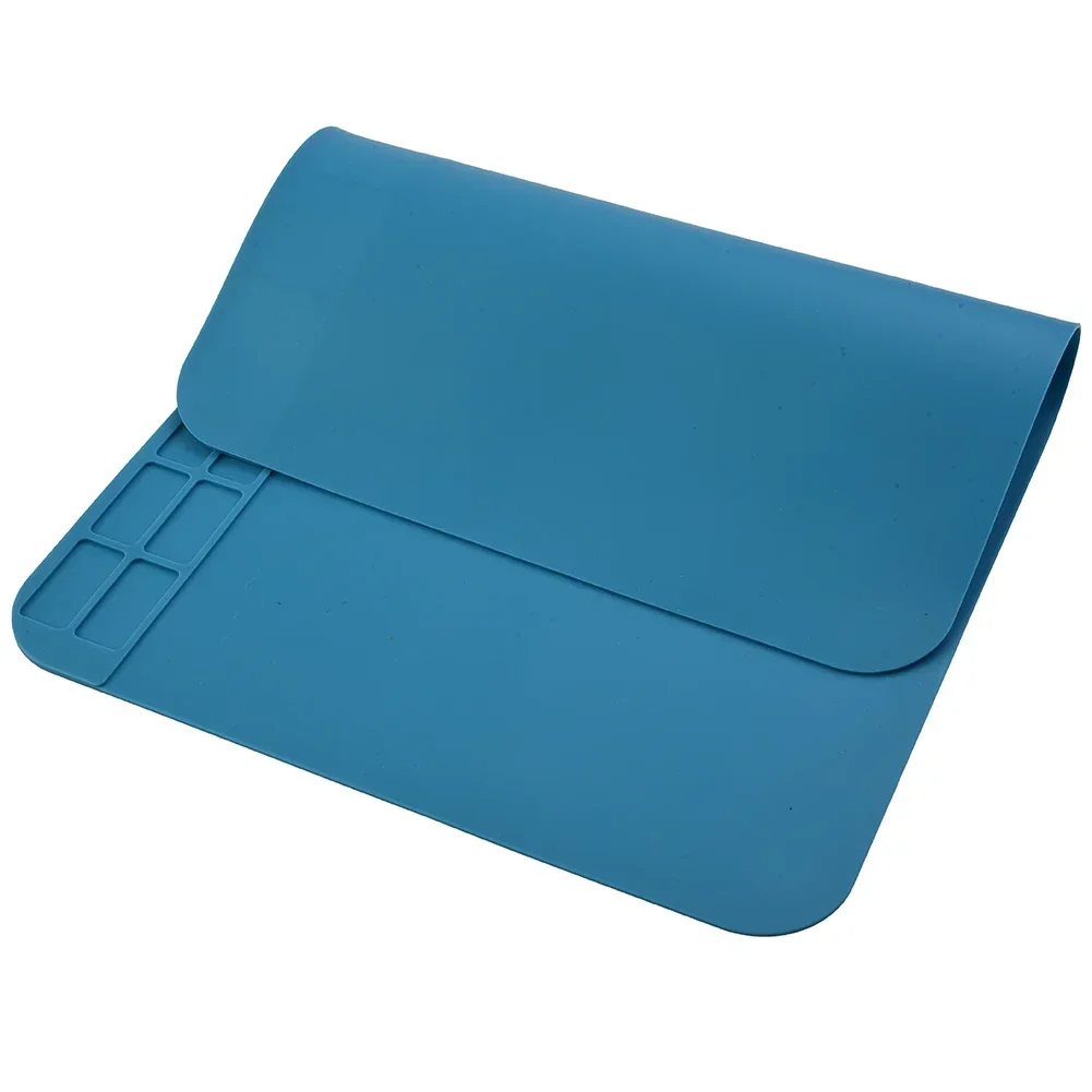 Imagem -02 - Almofada de Silicone Antiestática para Isolamento Térmico Esteira de Reparo de Solda Telefone pc Work Desk 30x20cm Ferramentas de Soldagem 12 mm