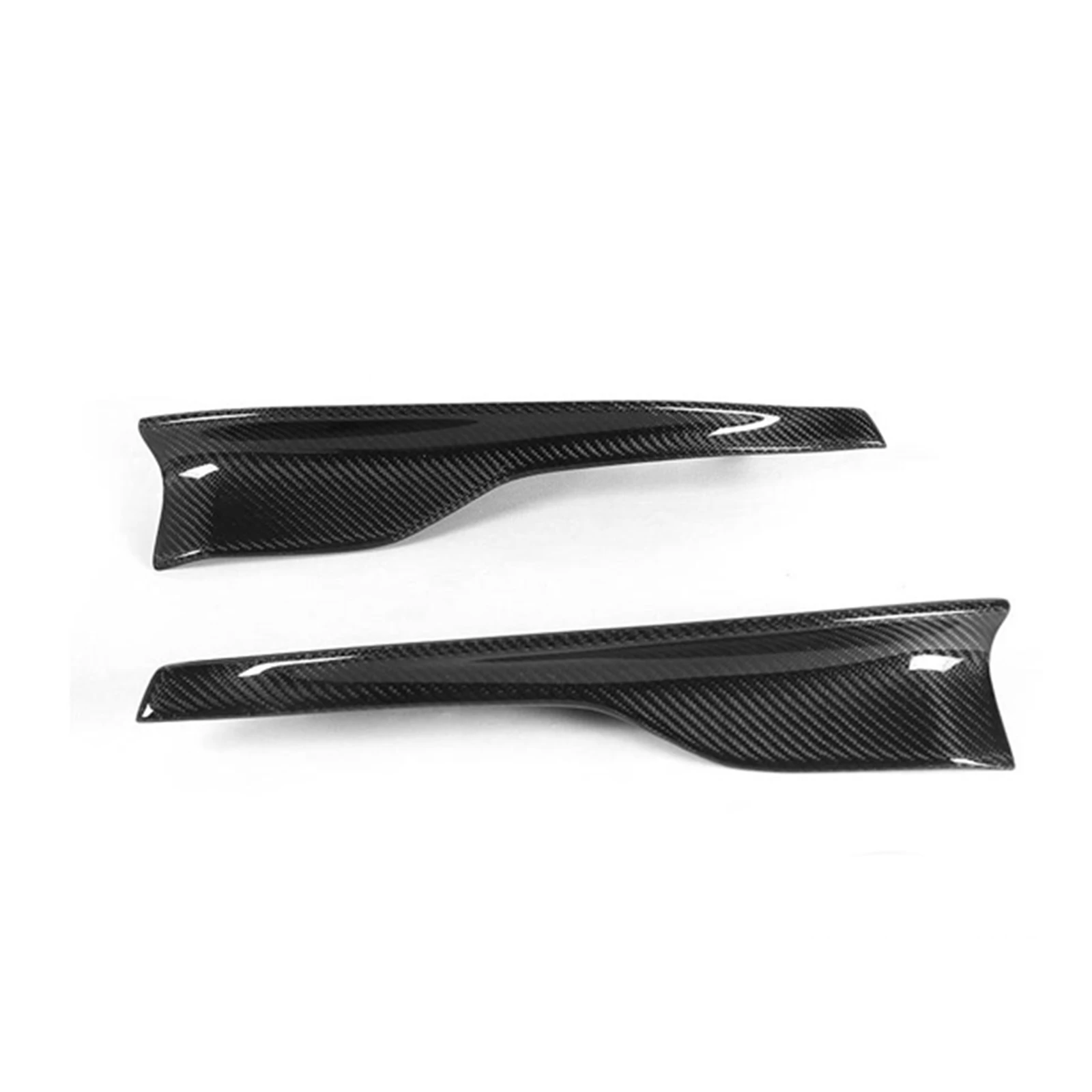 Carbon Fiber Bumper Side Cover Lip Diffuser Spoiler Guard Corner Splitter Trim For BMW 1 Series E82 M 2011-2013