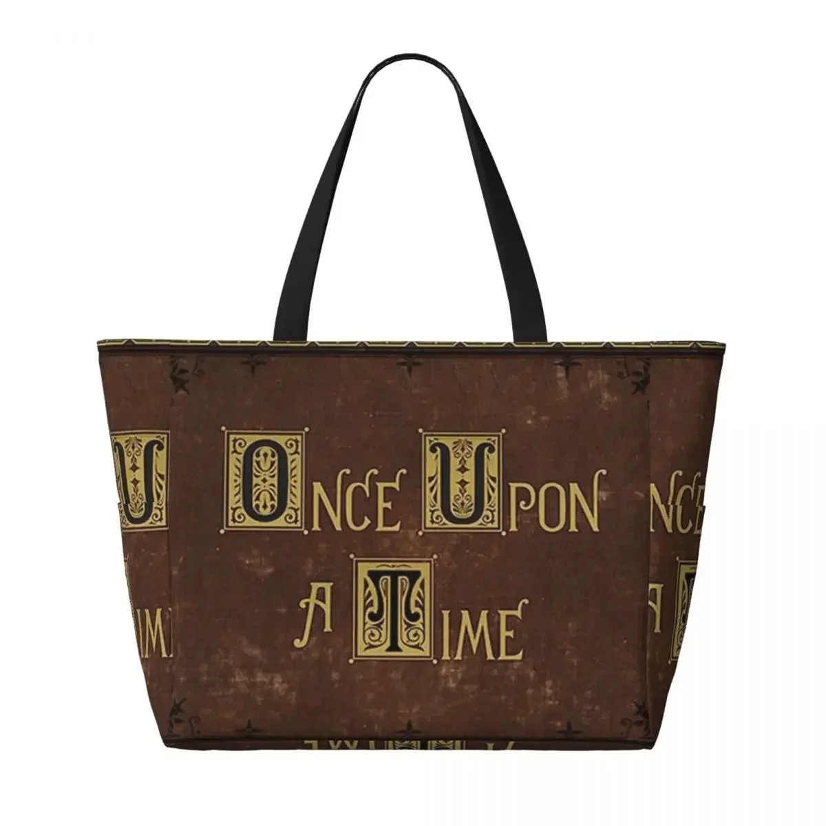 Sac de voyage de plage Once Upon A Time Ple, sac fourre-tout, shopping moderne, motif multi-style, cadeau d'anniversaire, 03