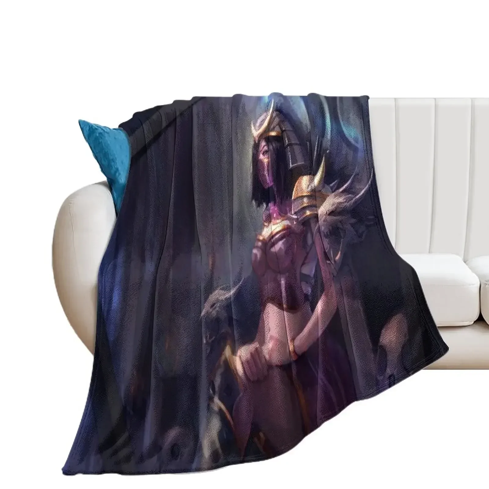 Mileena Mortal Kombat Throw Blanket Cute Plaid Beautifuls Blankets