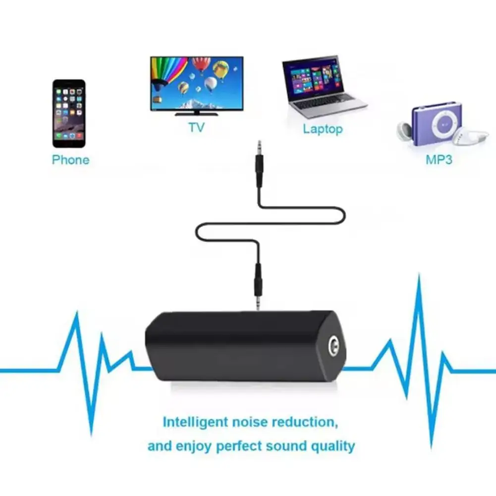 Speaker Line 3.5mm Aux Audio Noise Filter Ground Loop Noise Isolator Eliminate for Car Stereo Audio System Home Stereo
