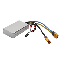1PCS 24V 36V 48V Bidirectional Brushed ESC 3S-13S 60A Crawler Motor Electric Speed Controller with XT60 Plug for RC Electric Car