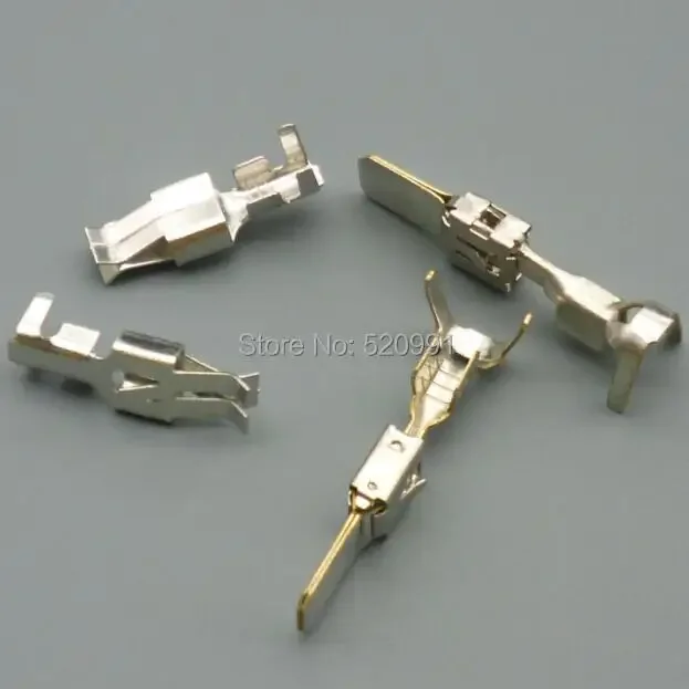 shhworldsea auto terminal 6.3mm wire connector pins crimp terminals loose pins male female