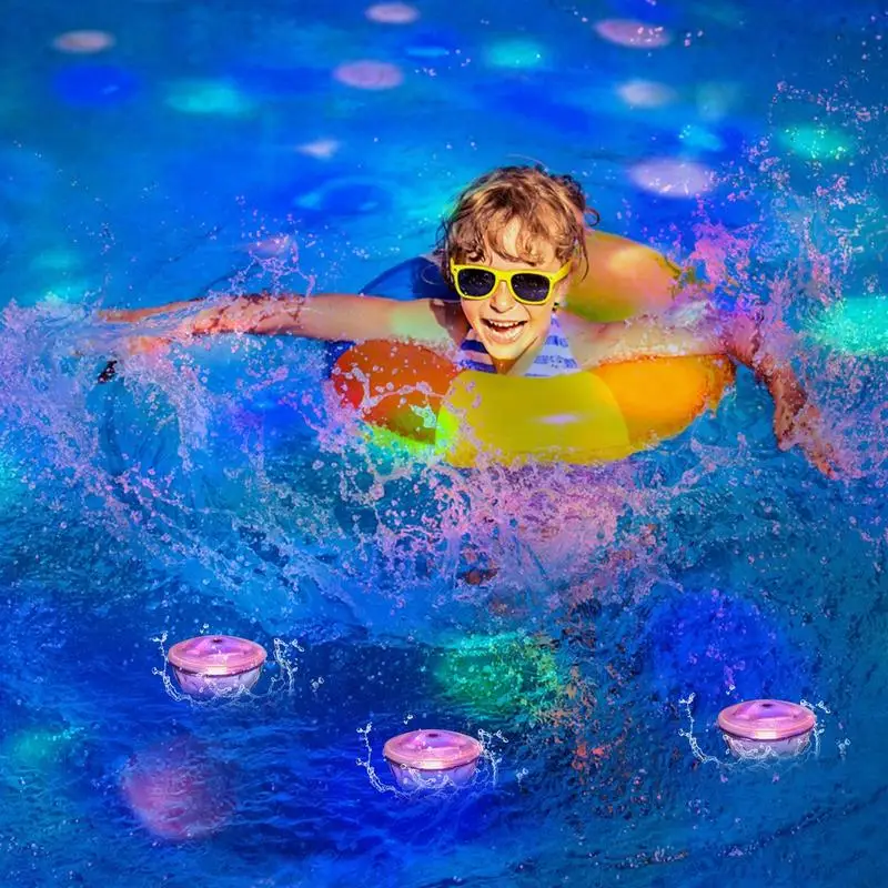 Floating Pool Lights RGB Led Submersible Light Multicolor Underwater Night Lamp Battery Operated Swimming Pool Light for pool