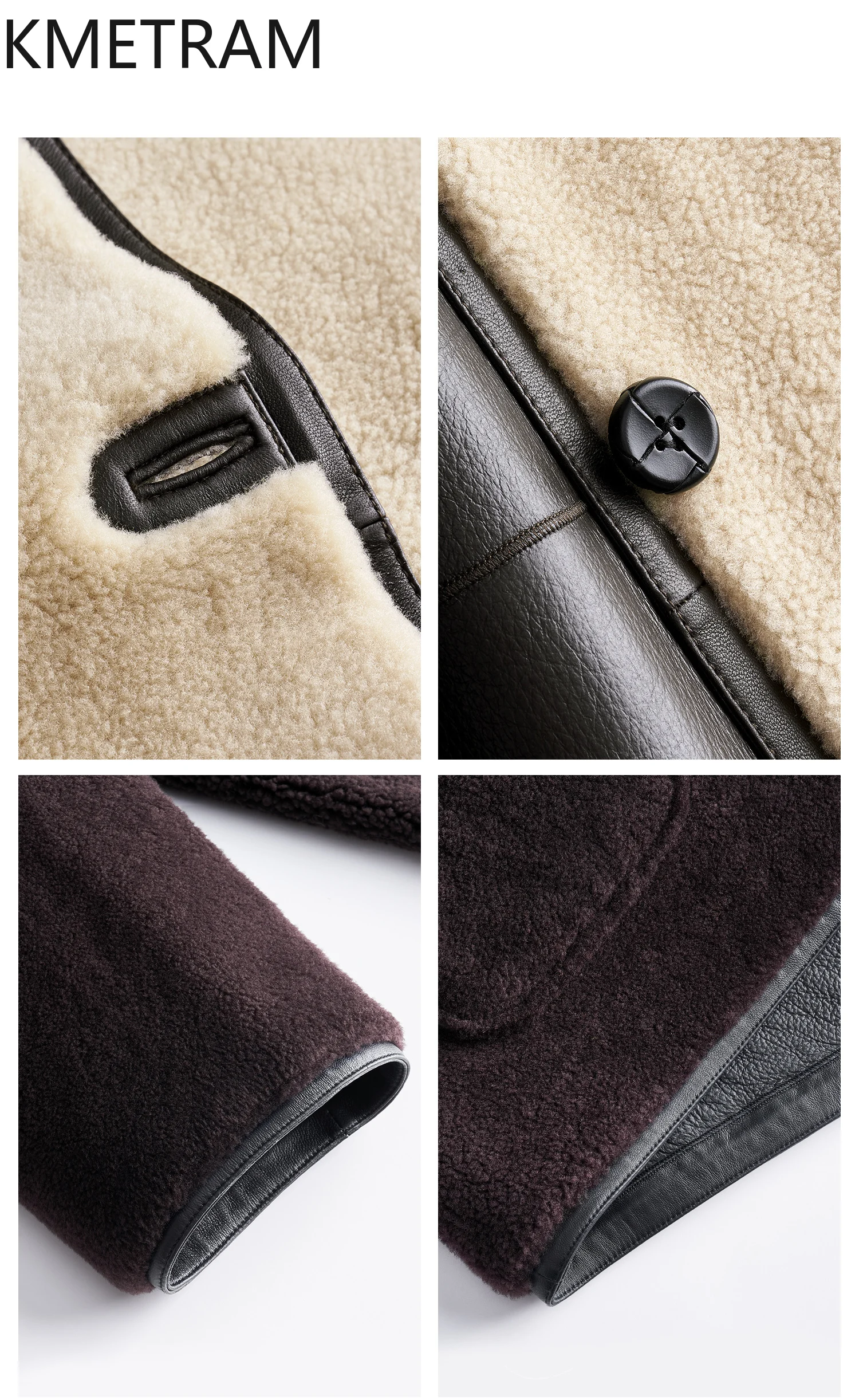 سترة من صوف ميرينو الطبيعي من جلد الغنم مزدوجة الوجه سترة نسائية غير رسمية متوسطة الطول معطف فرو حقيقي ملابس شتوية سترات فروي 2025