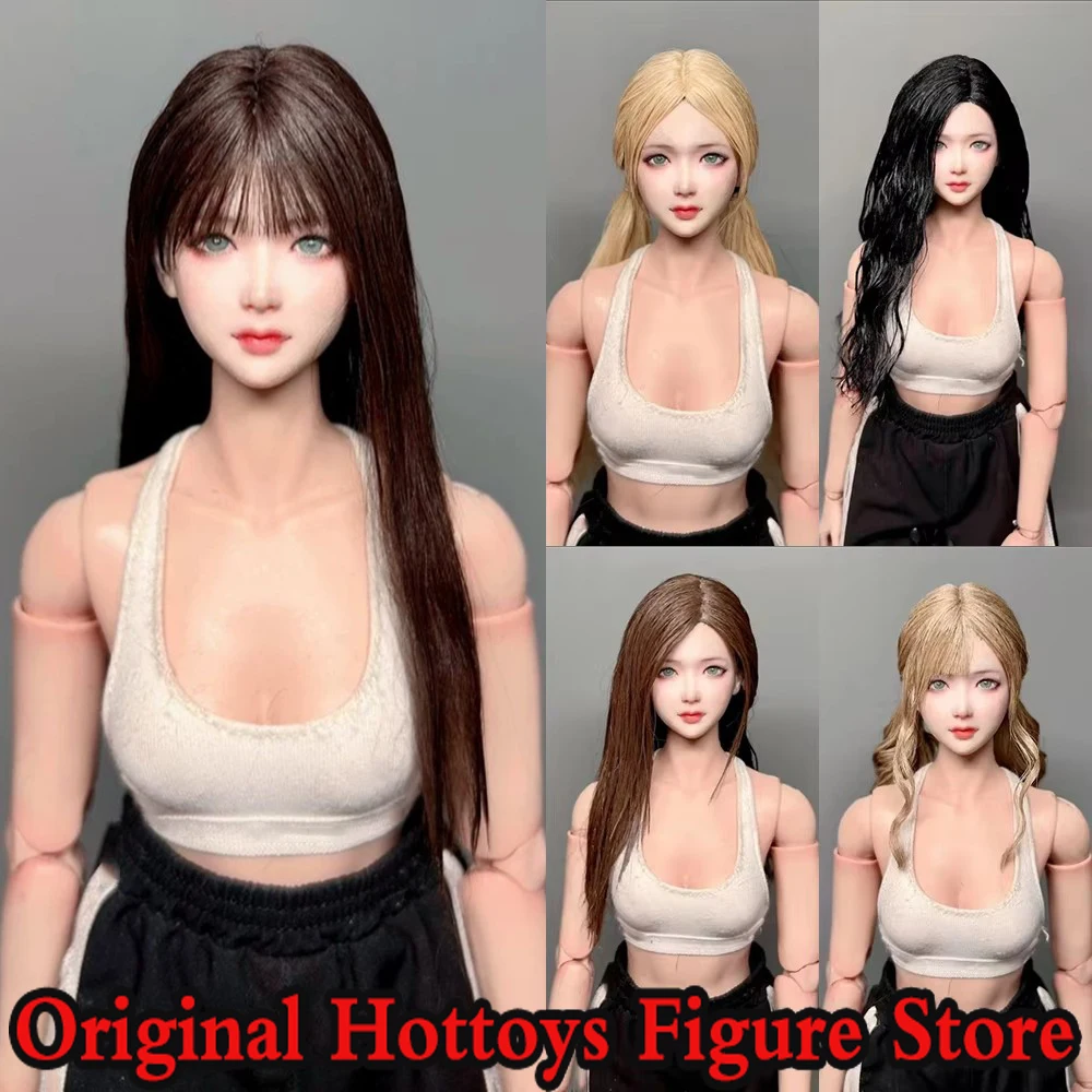 

Масштаб 1/6, аксессуар для сцены женщины-солдата, парики Тан Ли, покрытие для волос, серия, подходит для окружности головы, около 9,5 см, кукла с лысой головой