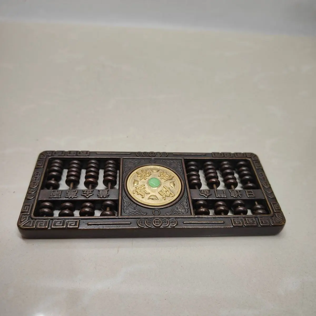 Brass abacus pure copper lucky time comes and goes