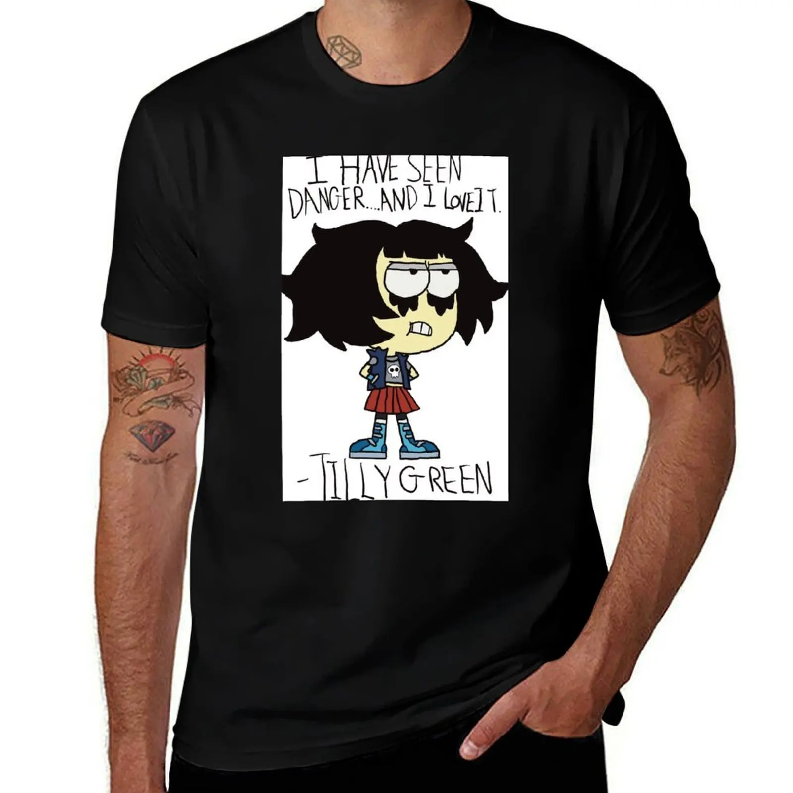 

Bad girl” Tilly T-Shirt summer shirt summer top custom t-shirts Aesthetic clothing plus size men clothing