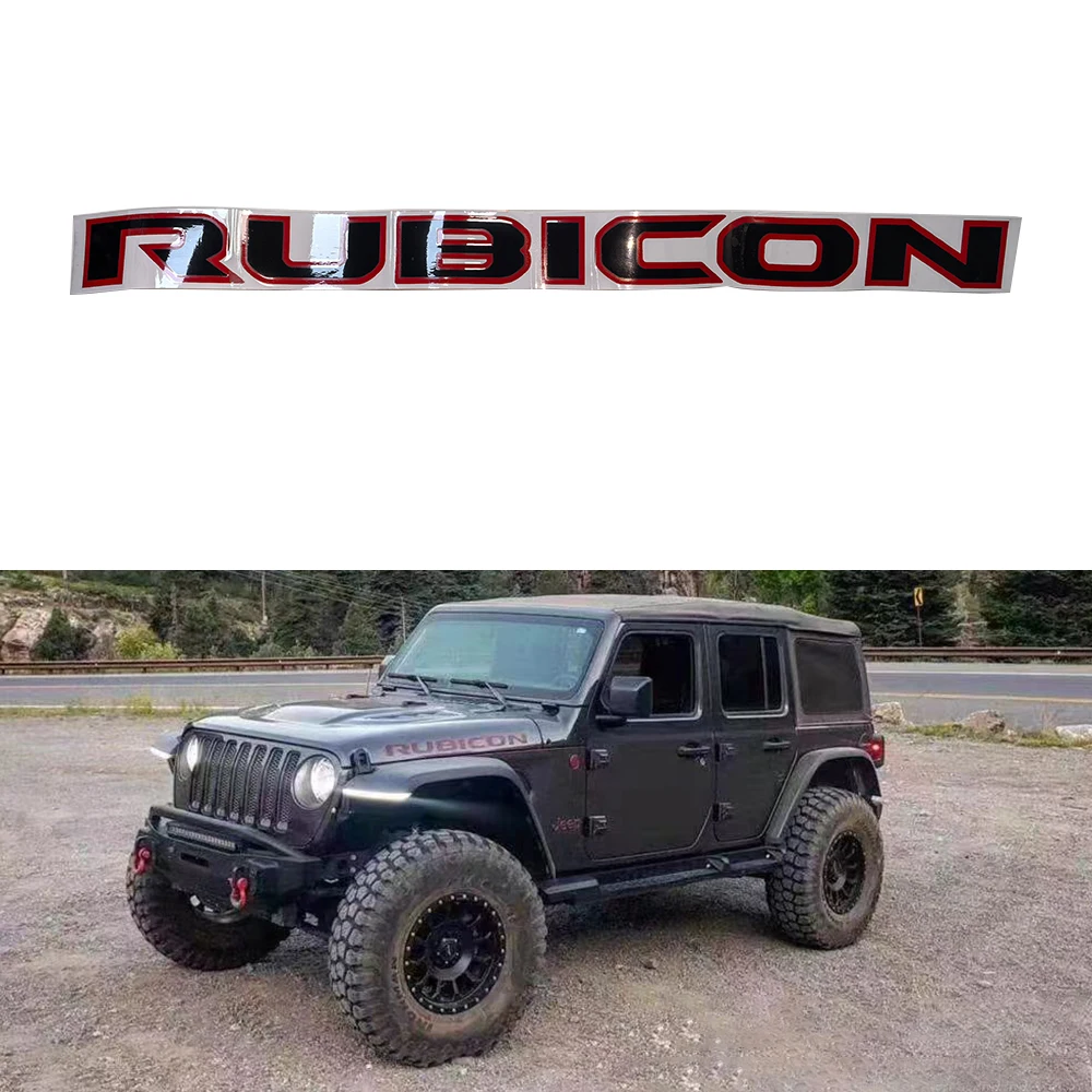 

2pcs SXMA JL1336 car hood sticker for jeep for wrangler JK JL rubicon