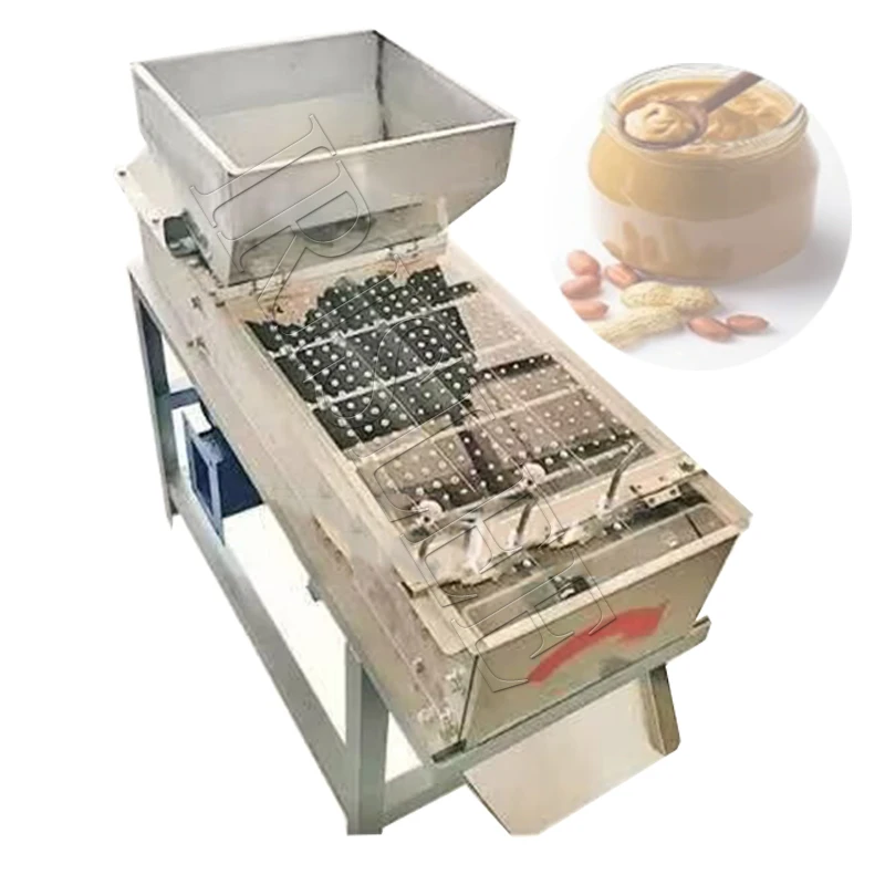 Stainless Steel Fried Almond Peeler Machine Dried Nuts Peanut Peeling Machine Nuts Skin Removing Peeling Machine