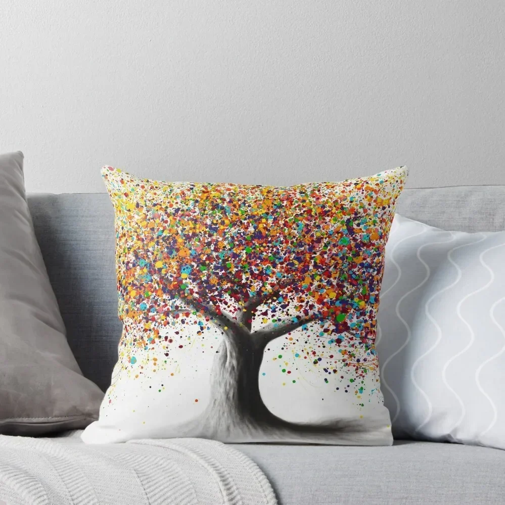 

Rainbow Soul Tree Throw Pillow Christmas Covers For Cushions Sofa Cushions Cover pillow