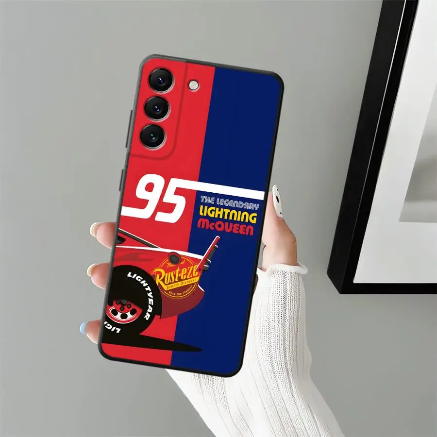 Etui na telefon Disney Cool McQueen z miękkim tyłem do Samsung Galaxy A04 A03 A07 Note 20 Ultra 9 10 A05 A06 A30 A40 A10 A20 A01 A02