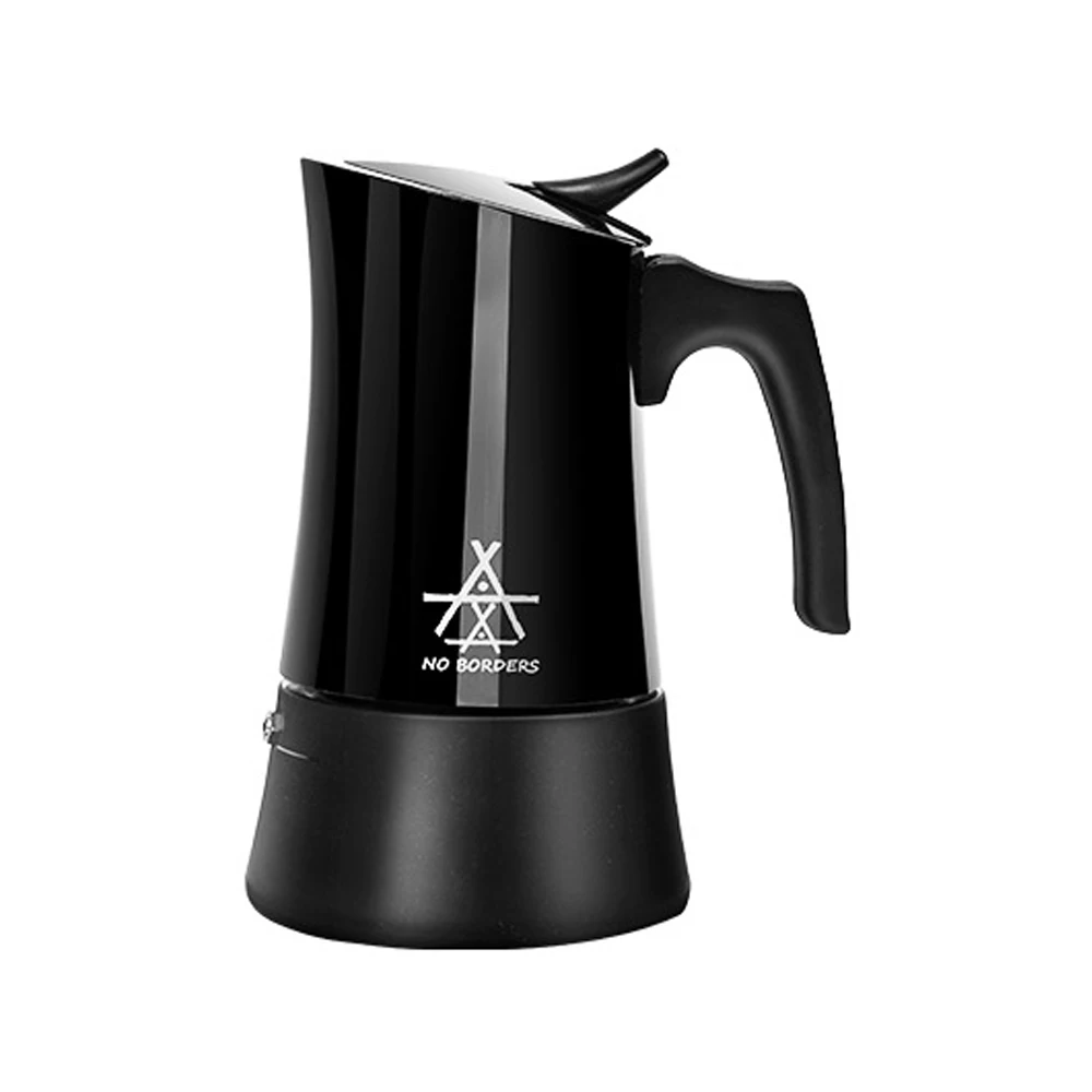 

450ml Outdoor Camping Stovetop Espresso Maker Moka Pot Portable Stainless Steel Italian Coffee Maker Concentrating Extractor