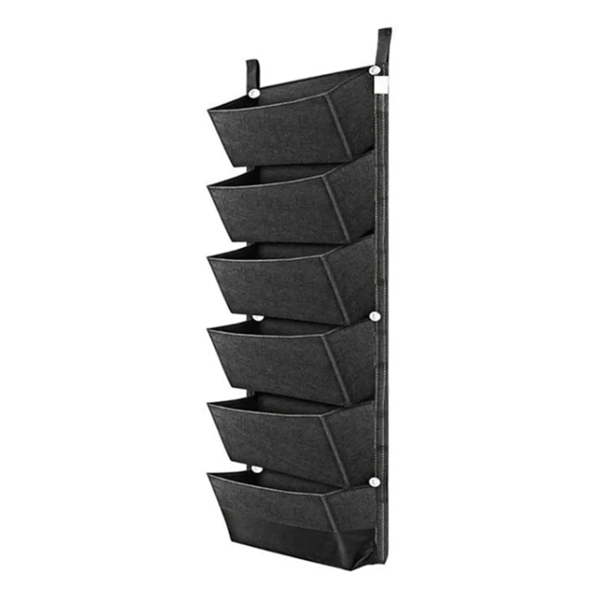 

A95I-6 Pockets Garden Wall Hanging Planting Bags Vegetable Green Plant Grow Planter Black