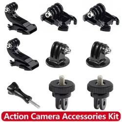 Accessories Kit Quick Release Buckle Tripod Adapter Mount Screw for Gopro Hero 13 12 11 10 9 SJCAM AKASO DJI Osmo Action Camera