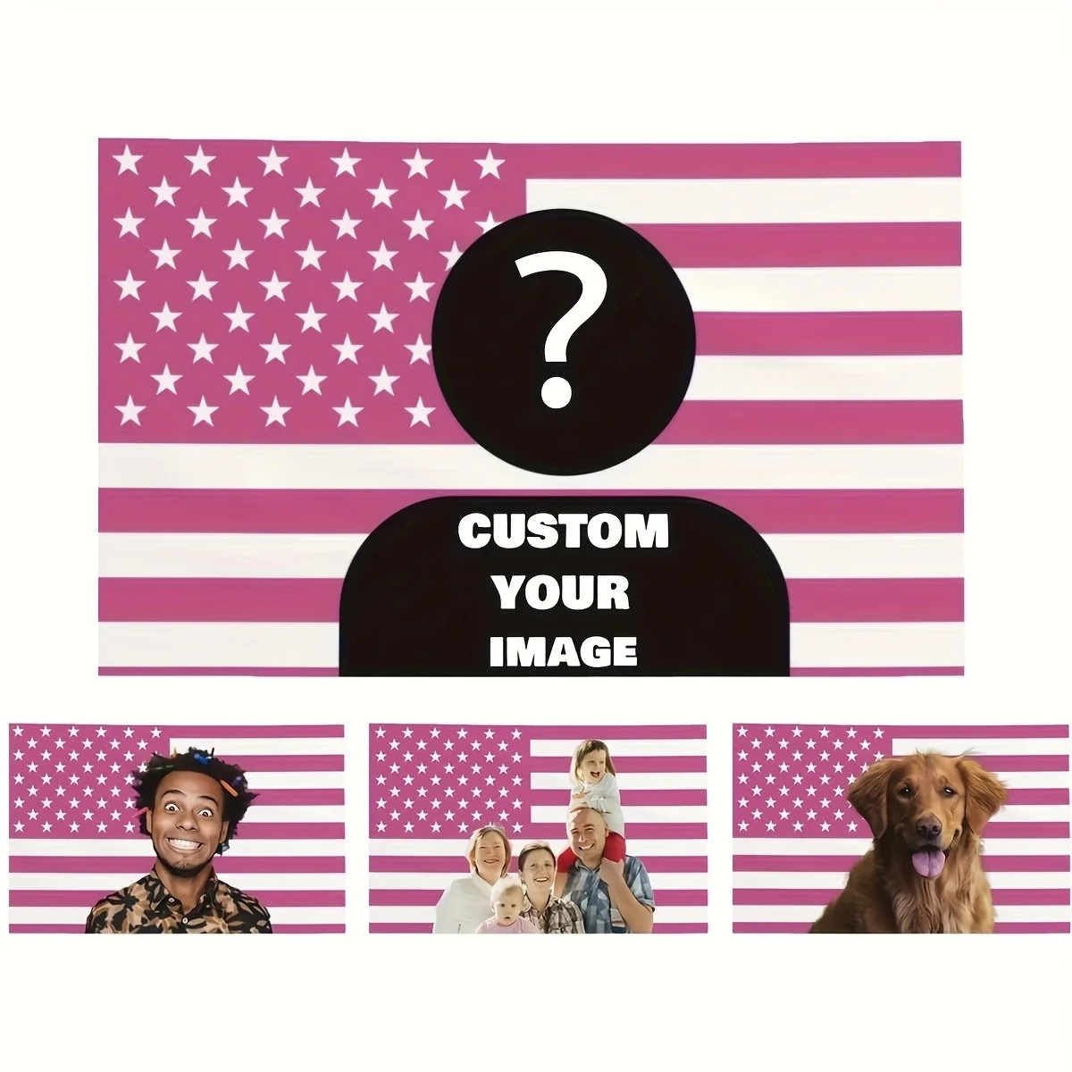 Customizable Photo Tapestry—Personalized for Birthdays, Weddings, and Home Décor; Available in Various Sizes.