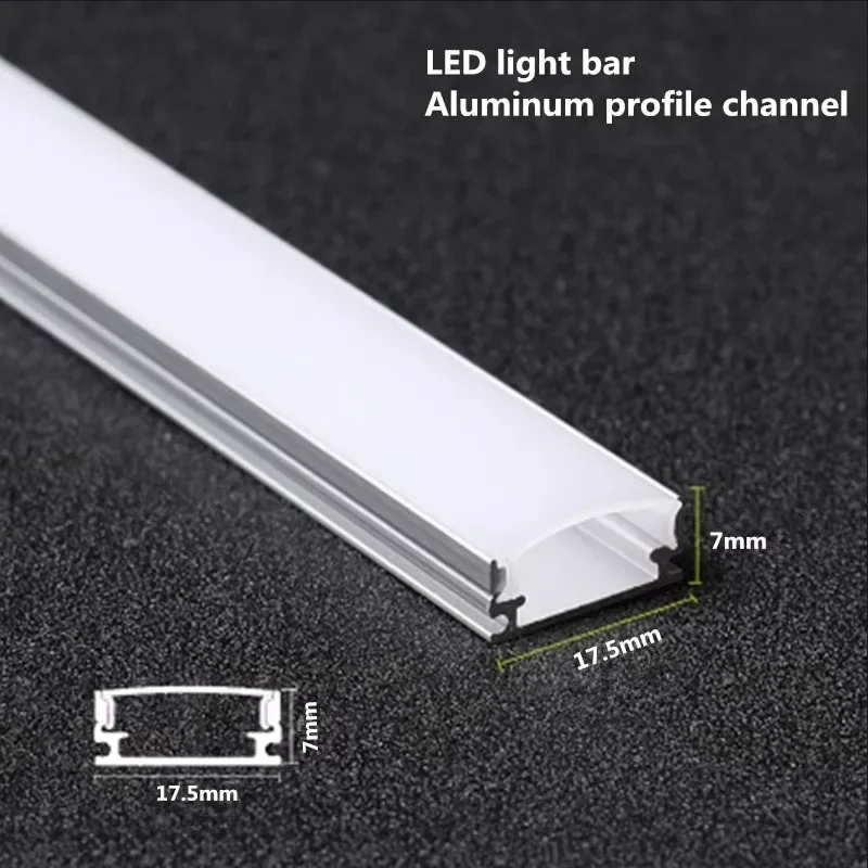 10-100PCS DHL 1m LED Strip Aluminum Profile 5050 5730 LED Hard Bar Light LED Bar Aluminum Channel Housing With Cover End Cover