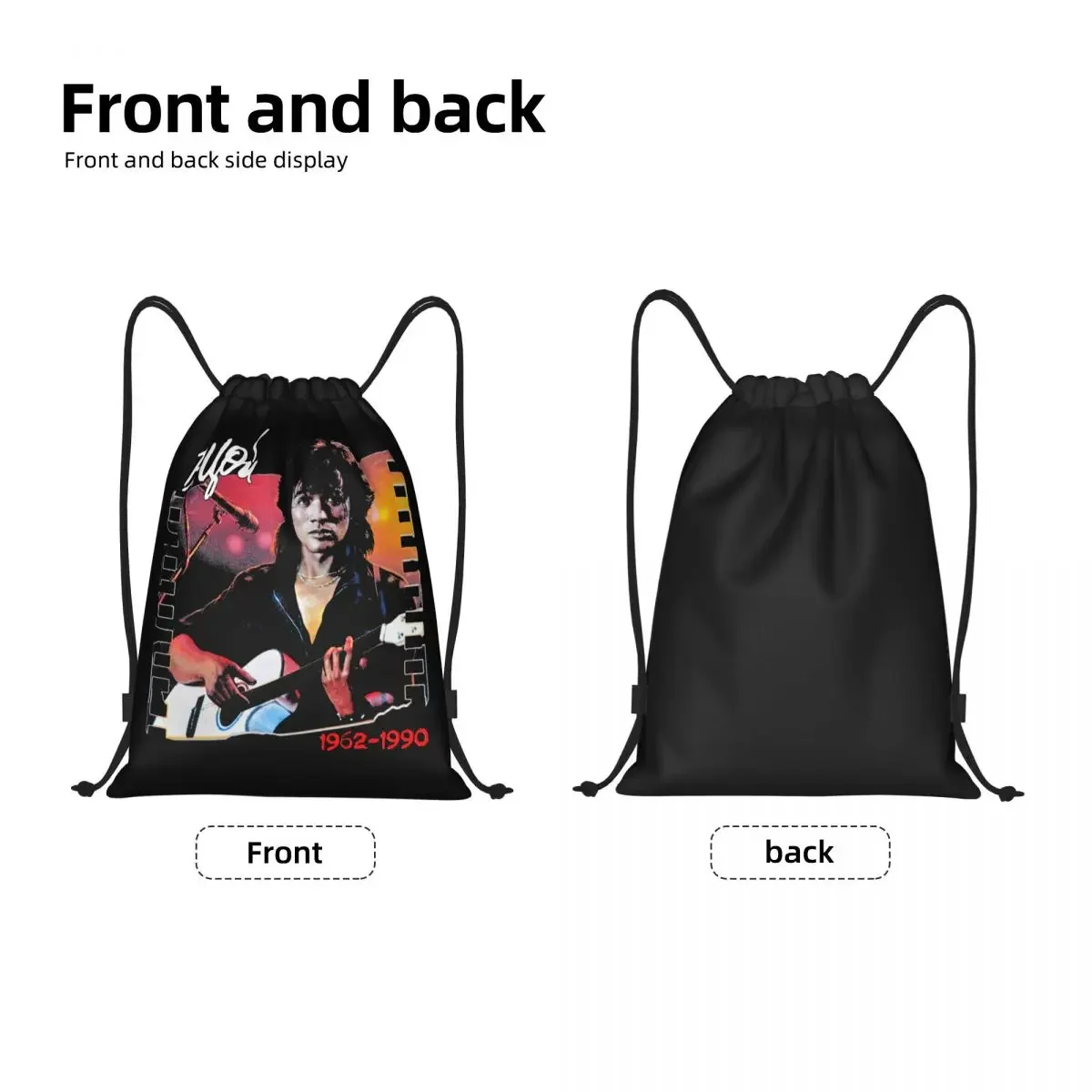 Vintage Viktor Tsoi Is Alive Drawstring Foldable Gym Sports Sackpack Russian Rock Band Legend Kino Shopping Storage Backpacks