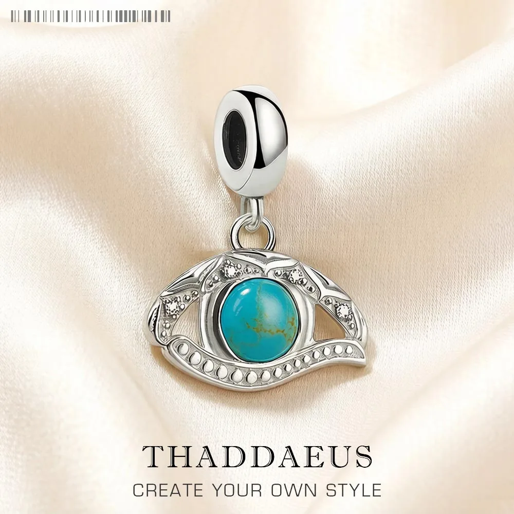 

Horus Eyes Charm Pendants For Women Men 925 Sterling Silver Vintage Amulet Jewelry Fit Bracelet Necklace