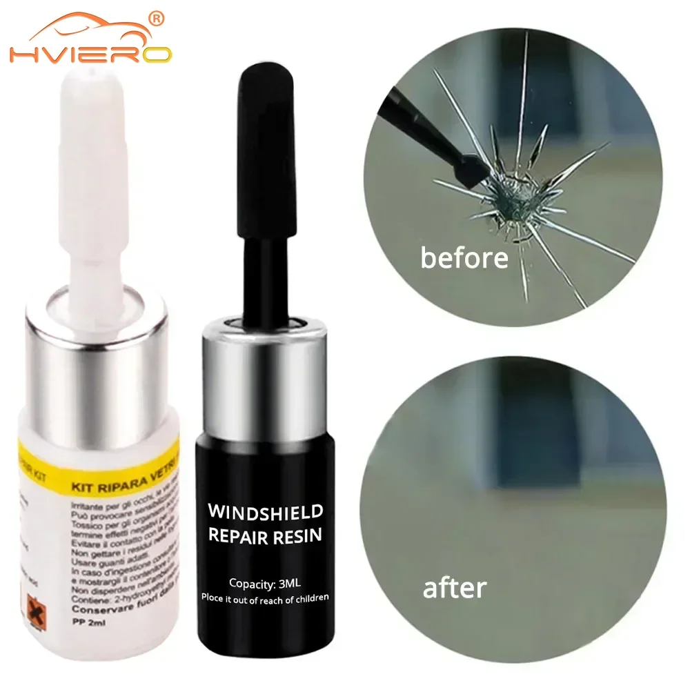 

DIY Car Windshield Cracked Repair Tool Window Phone Screen Kit Curing Glue Auto Glass Scratch Restore Set Multipurpose Sealants