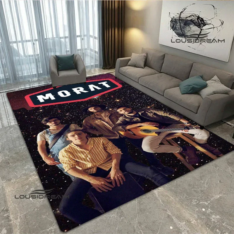 Morat Pop Band Printed carpet Non -slip carpet bedroom decoration living room decoration washroom floor mat birthday gift