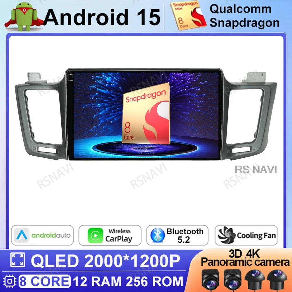 

Android 15 Car Radio For Toyota Prius 3 XW30 2009 - 2015 Qualcomm 5G WIFI Stereo DSP Multimedia Autoradio Navigation 4G LTE DVD