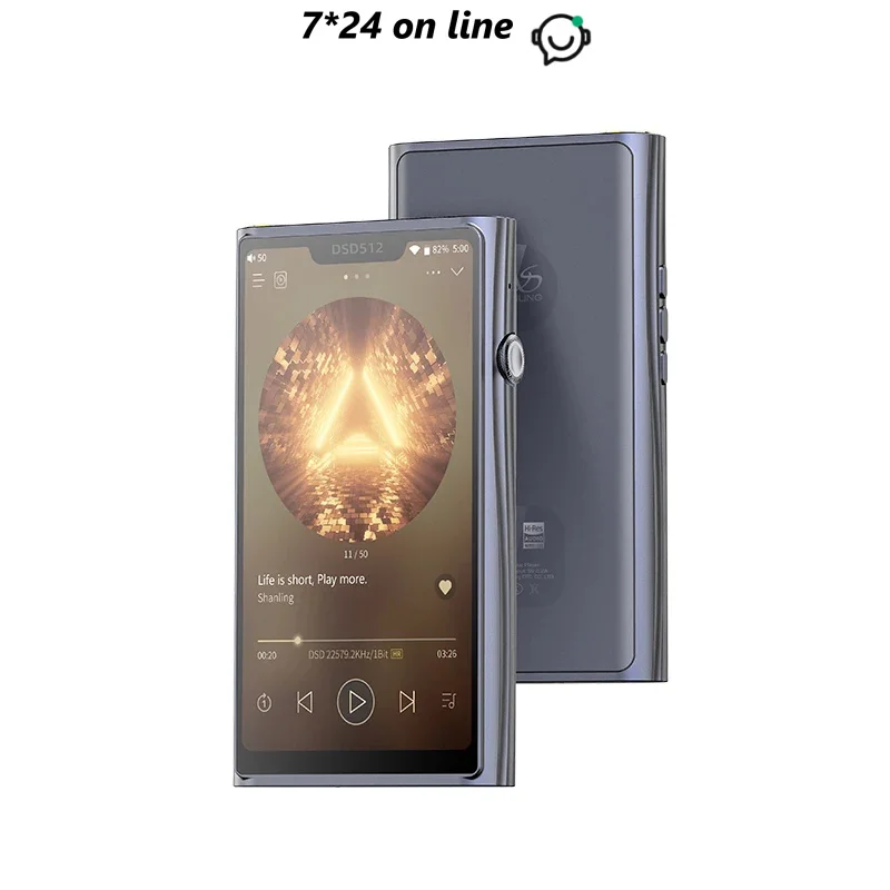 

SHANLING M9 Portable Player MP3 AMP Dual AK4499EQ DAC Chip Portable PCM768/DSD512 MQA 16X DLNA/Airplay Bluetooth 5.0 LDAC