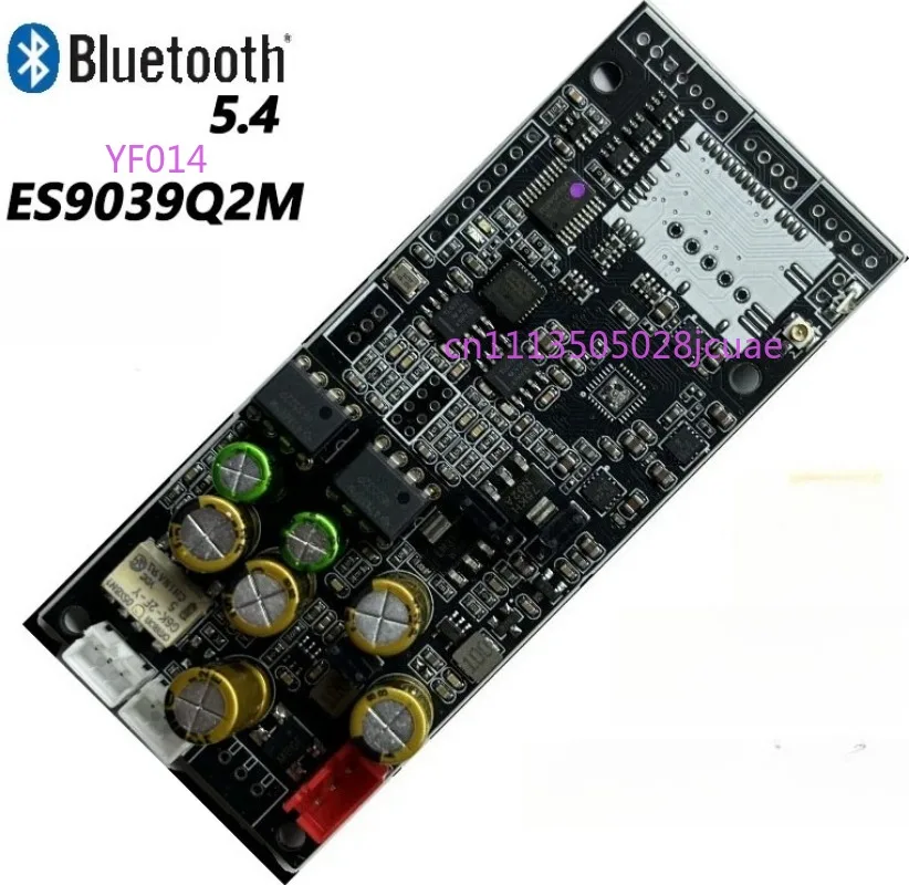 Bluetooth 5.4 QCC5181 Audio DAC Board ES9039Q2M DSD Decoder with Fiber Coaxial I2S Input