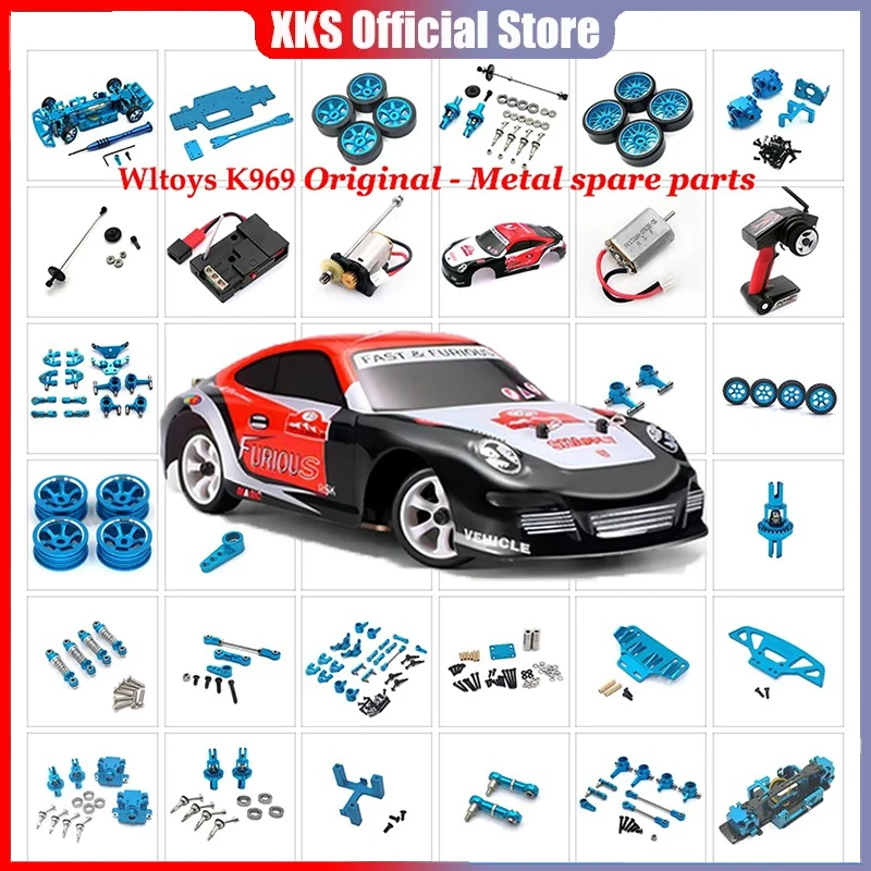 

Wltoys K969 284131 K979 K989 K999 P929 P939 4pcs Metal Shock Absorber Damper 1/28 RC Car Upgrades Parts Car Accessories