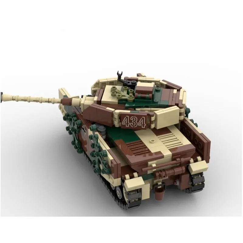 MOC-67881 Blocos de Construção IV G Tanque Militar Modelo Presente Criativo Conjunto de Blocos de Construção de Quebra-cabeça