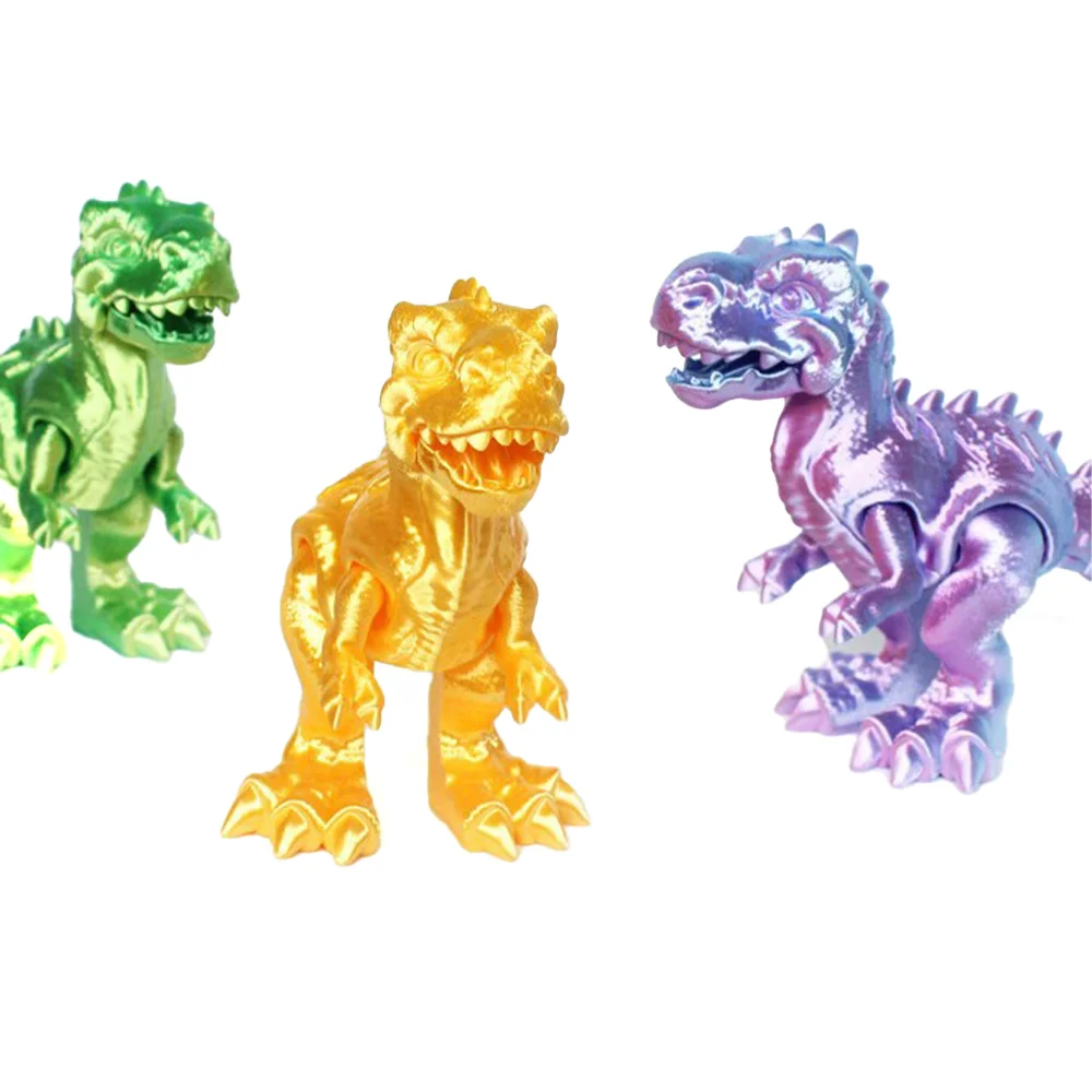 3D Printed Toys Tyrannosaurus Rex Figures Multi-joint Model Ornament Realistic Decorations Relieving Desktop Novelty Kids Gifts